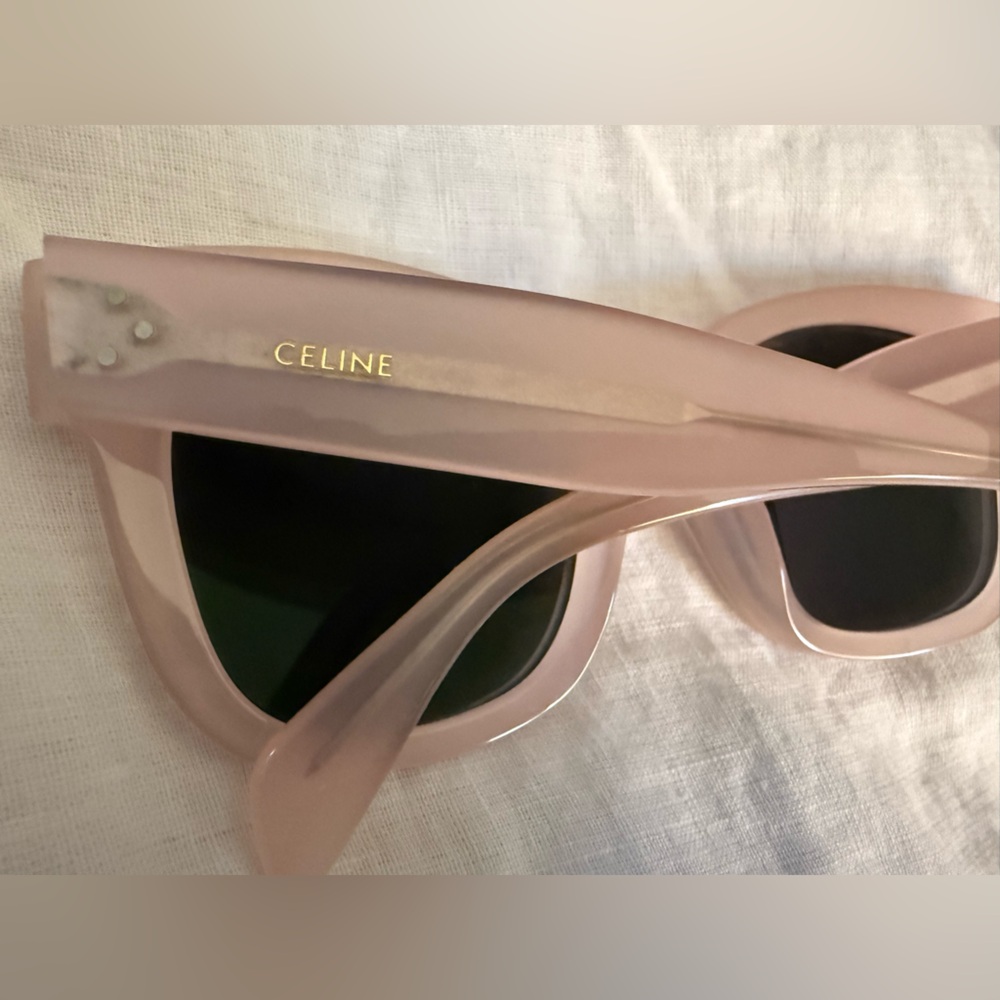 Celine Pink Oversized Square Sunglasses - Picture 3 of 6